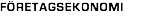 FÖRETAGSEKONOMI